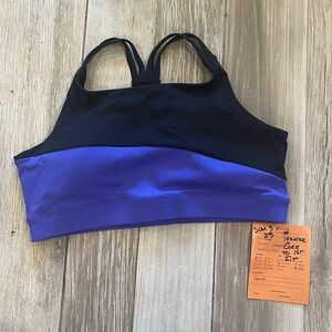 Peloton Bra - Navy Blue/Black